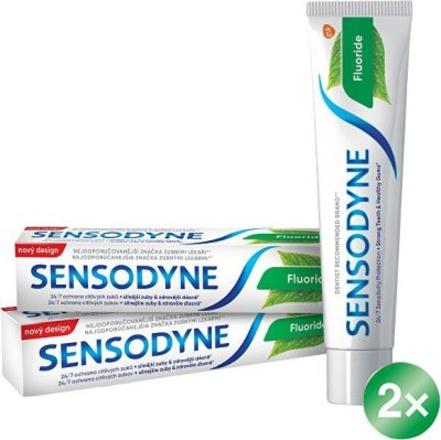 Sensodyne Fluoride zubní pasta 2x75 ml Sensodyne Fluoride zubní pasta 2x75 ml