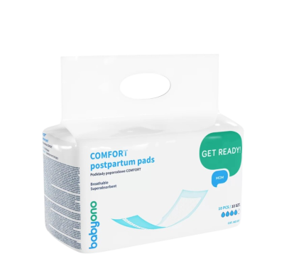 BabyOno Jednorazové poporodní vložky COMFORT 10 ks