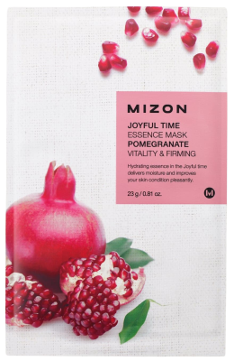 Mizon Joyful Time Essence Mask Pomegranate Plátýnková maska s energizujícím účinkem 23 g Mizon Joyful Time Essence Mask Pomegranate Plátýnková maska s energizujícím účinkem 23 g