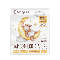 Woopies dětské EKO pleny mini 3 - 8 kg Wooden Spoon 36 ks