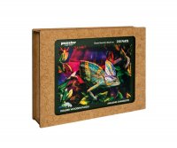 Puzzler Dřevěné barevné puzzle Úžasný chameleon