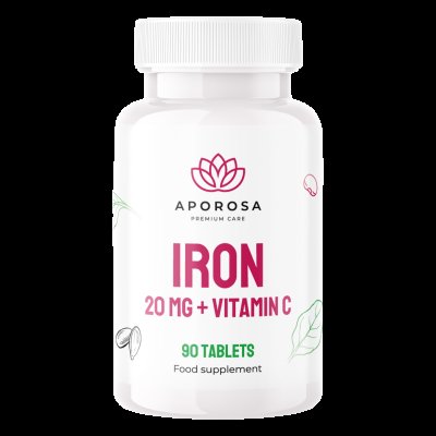 Aporosa Železo 20 mg a vitamin C 90 tablet