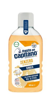 Pasta del capitano Ginger zenzero - ústní voda antibakteriální se zázvorem 400 ml