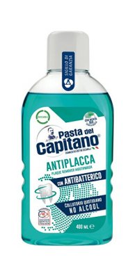 Pasta del capitano Antiplacca con antibatterico - ústní voda ochrana proti plaku a kazu 400 ml