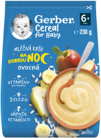 Gerber Cereal mléčná kaše ovocná Dobrou noc 230 g Gerber Cereal mléčná kaše ovocná Dobrou noc 230 g
