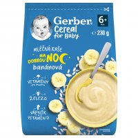 Gerber Cereal mléčná kaše banánová na dobrou noc 230 g