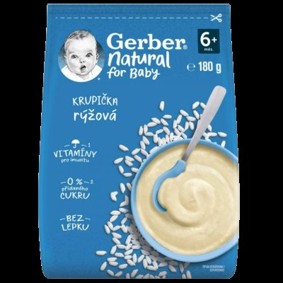 Gerber Natural rýžová krupička 180 g