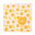 BabyOno Plenka bambusová zavinovací 120x120 cm + chrastítko pomeranč
