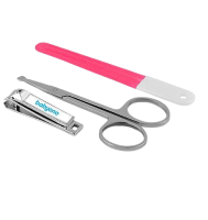 BabyOno Set dětská manikúra červená 3 ks