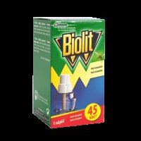 Biolit Náhradní náplň do elektrického odpařovače proti komárům, 45 nocí, 27 ml Biolit Náhradní náplň do elektrického odpařovače proti komárům, 45 nocí, 27 ml