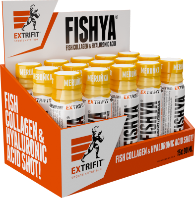 Extrifit Fishya Shot meruňka 15 x 90 ml