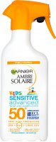 Garnier Ambre Solaire Sensitive Advanced Kids ochranný sprej na citlivou dětskou pokožku SPF 50+, 270 ml