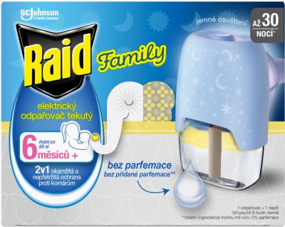 Raid Elektrický odpařovač s tekutou náplní Family 21 ml