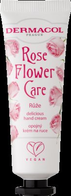 Dermacol Flower care Opojný krém na ruce Růže 30 ml