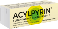 Acylpyrin s vitaminem C 320mg/200mg 12 šumivých tablet