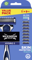 Wilkinson Hydro 5 Protection XXL Strojek + náhradní hlavice 9 ks Wilkinson Hydro 5 Protection XXL Strojek + náhradní hlavice 9 ks