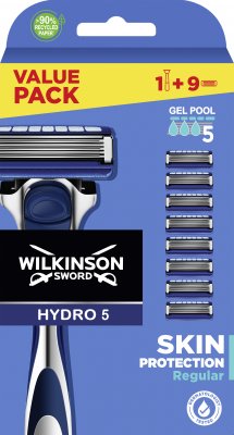 Wilkinson Hydro 5 Protection XXL Strojek + náhradní hlavice 9 ks