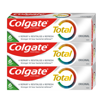 Colgate Total Original zubní pasta 3 x 75 ml