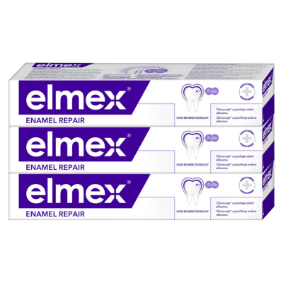 Elmex Opti-namel Daily Repair zubní pasta 3 x 75 ml