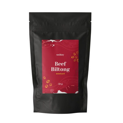Snӓksy Hovězí Biltong hořčice 50 g