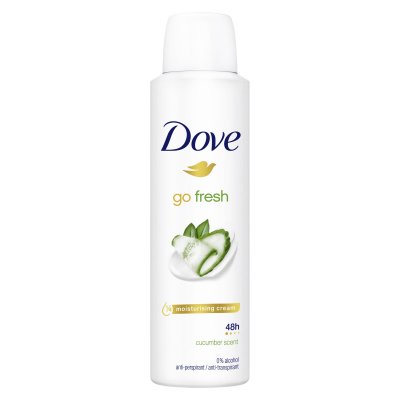 Dove Go fresh Okurka & Zelený čaj antiperspirant ve spreji 150 ml