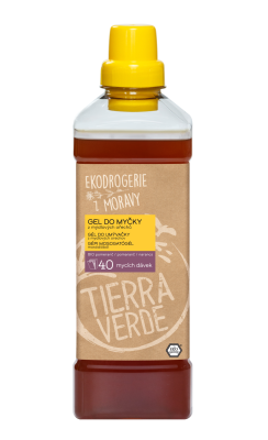 Tierra Verde Gel do myčky BIO Pomeranč láhev 1 l Tierra Verde Gel do myčky BIO Pomeranč láhev 1 l