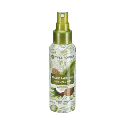 Yves Rocher Parfemovaný sprej na tělo a vlasy Kokos 100 ml