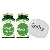GreenFood Nutrition Omega 3 + Vitamin E +Vitamin D3 2 ks