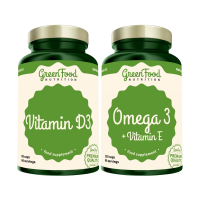 GreenFood Nutrition Omega 3 + Vitamin E +Vitamin D3 2 ks