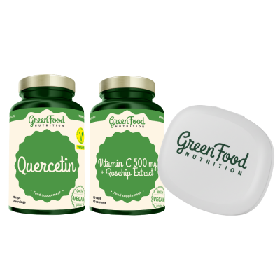 GreenFood Nutrition Quercetin +Vitamin C 500mg 2 ks