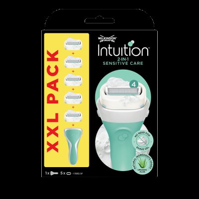 Wilkinson Intuition Sensitive Care XXL Strojek + náhradní hlavice 6 ks