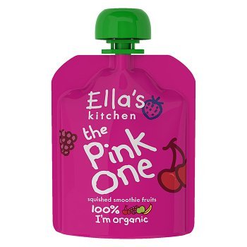 Ella's Kitchen BIO PINK ONE ovocné smoothie s rebarborou 90 g