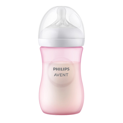 Philips Avent Láhev Natural Response 260ml, 1m+, růžová