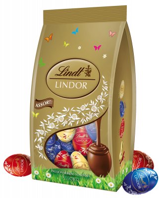 Lindt Lindor velikonoční vajíčka Mix 180 g