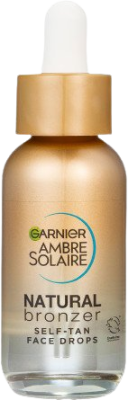 Garnier Ambre Solaire Natural Bronzer Samoopalovací kapky na obličej, 30 ml
