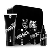 Angry Beards Velká sada péče o vousy Smooth & Saloon