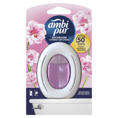 Ambipur Ambi Pur Bathroom Flowers and Spring Osvěžovač Vzduchu 1 ks 7.5 ml Ambipur Ambi Pur Bathroom Flowers and Spring Osvěžovač Vzduchu 1 ks 7.5 ml