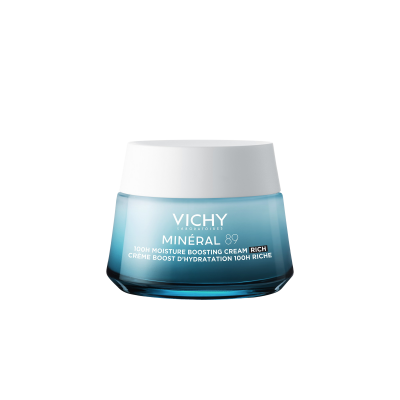 Vichy Minéral 89 72-hodinový krém pro zvýšení hydratace s bohatou texturou 50 ml