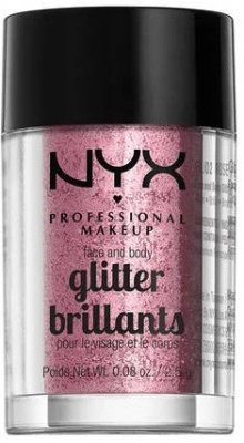 NYX Professional Makeup Face & Body Glitter třpytky na obličej i tělo - odstín Rose 2.5 g