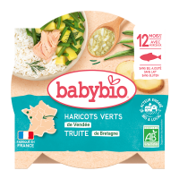 Babybio zelenina se pstruhem a špetkou kopru 230 g