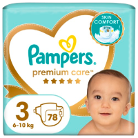 Pampers Pampers Premium Care plenky vel. 3, 6-10 kg, 78 ks