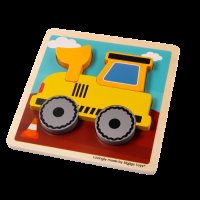 Bigjigs Toys Vkládací puzzle Bagr