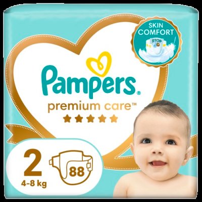 Pampers Pampers Premium Care plenky vel. 2, 4-8 kg, 88 ks