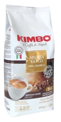 Kimbo Aroma Gold 100% Arabica - zrnková 1000 g