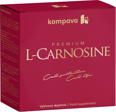 Kompava Premium L-Carnosine + Acido FIT pomeranč 60 kapslí