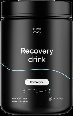 Flow Recovery drink pomeranč 1000 g