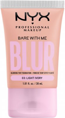 NYX Professional Makeup Bare With Me Blur Tint 03 Light Ivory make-up, 30 ml