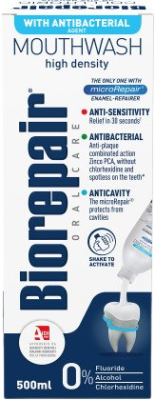 Biorepair Ústní voda 3v1 antibakteriální, 500 ml