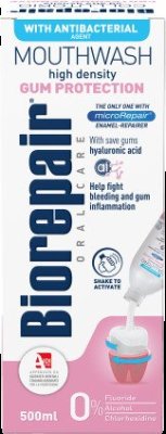 Biorepair Ústní voda pro ochranu dásní antibakteriální, 500 ml