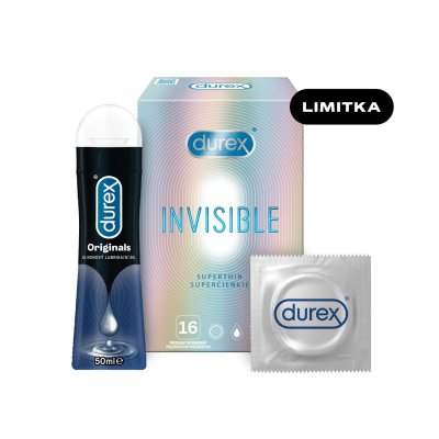 Durex SEX Invisible 16ks + gel 50 ml